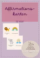 Vorschau - Bildkarten - Affirmationskarten für Kinder zum Ausdrucken - Deckblatt