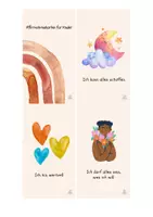 Vorschau - Bildkarten - Affirmationskarten für Kinder zum Ausdrucken - Seite 1