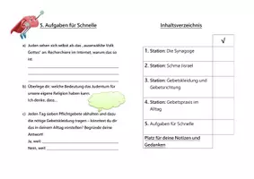 Vorschau - Unterrichtsreihen - Gebetspraxis im Judentum Stationenarbeit - Seite 3