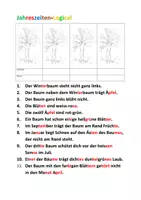 Vorschau - Arbeitsblätter - Logical zum Thema Jahreszeiten, 2./3. Klasse - Seite 1