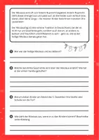 Vorschau - Arbeitsblätter - Leseverstehen Klasse 5/6: Nikolaustag - Seite 2