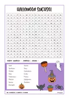 Vorschau - Arbeitsblätter - Halloween Suchsel / Buchstabengitter - Seite 2