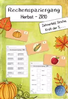 Vorschau - Arbeitsblätter - Rechenspaziergang - Herbst (ZR10) - Deckblatt