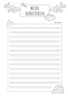 Vorschau - Arbeitsblätter - Schreibanlass Herbstferien – kreatives Schreiben – Lineatur 3. Klasse - Seite 2