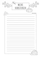 Vorschau - Arbeitsblätter - Schreibanlass Herbstferien – kreatives Schreiben – Lineatur 4. Klasse - Seite 2