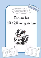Vorschau - Arbeitsblätter - ZR 20 - Zahlen vergleichen - Deckblatt
