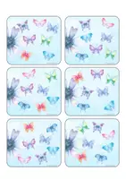 Vorschau - Stationenlernen - 🦋 Schmetterling Spiel "was fehlt?" Sprachförderung Frühling schau genau - Seite 3