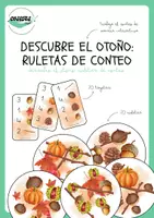 Vista previa - Tarjetas / Manipulativos - DESCUBRE EL OTOÑO: RULETAS DE CONTEO - Portada