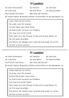 Vorschau - Arbeitsblätter - 20. Leseblatt K k passend zu MEINE FIBEL - Seite 1
