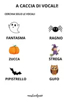 anteprima - Esercizi - Attività Halloween per la classe prima! - Pagina 1
