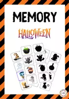 Vista previa - Tarjetas / Manipulativos - Memory halloween - Portada