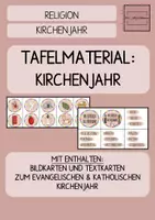 Vorschau - Bildkarten - Religion: Kirchenjahr - Tafelmaterial - Deckblatt