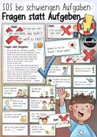 Vorschau - Poster - Unterrichtsstörungen: Fragen statt Aufgeben - Sos-Hilfe bei "Ich weiß das nicht!" vorbeugen 🆘 - Deckblatt
