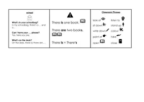 Vorschau - Merkblätter - Picture Dictionary "colors, numbers and school things" - Seite 3