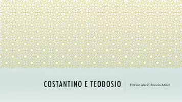 anteprima - Piani di lezione - Costantino, Teodosio, barbari: imparare per immagini - Pagina di copertina