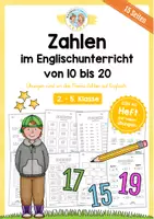 Vorschau - Arbeitsblätter - Materialpaket: Zahlen auf Englisch (10 bis 20) - Deckblatt