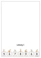 Vorschau - Arbeitsblätter - 🐰 Hasen AB zählen Konzentration ZR 5-12 - Seite 3
