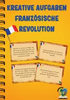 Vorschau - Aufgabenkarten - 64 Kreative Aufgaben: Französische Revolution - Deckblatt