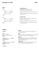 Vorschau - Merkblätter - HTML Grundlagen auf 4 Seiten - Seite 3