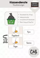 Vorschau - Anderer Materialtyp - Klassendienste - Visualisierungen (Classroom Management) - Deckblatt