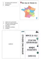 Vorschau - Mal- und Bastelvorlagen - Lapbook & Handouts: Présenter une ville française (Vorlagen) - Seite 2