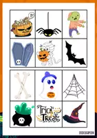 Vista previa - Unidades / Secuencias / Situaciones de Aprendizaje - BINGO versión HALLOWEEN - página 3