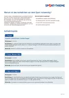 Vorschau - Spiele - Effektives Aufwärmen für den Schulsport - Seite 1