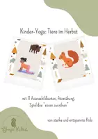 Vorschau - Bildkarten - Kinder- Yoga:Thema Tiere im Herbst - Deckblatt