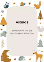 Vorschau - Bildkarten - Kinder- Yoga:Thema Tiere im Herbst - Seite 3