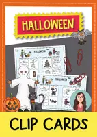 anteprima - Esercizi - Clipcard di Halloween (Inglese) - Pagina di copertina