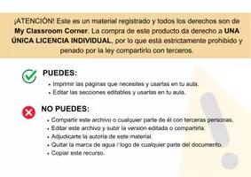Vista previa - Unidades / Secuencias / Situaciones de Aprendizaje - BOHO WOODLAND - Bilingual DECOR PACK - Pack de decoración - página 2