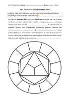 Vorschau - Stundenentwürfe - Farbenlehre: Lückentext & Farbkreis zum Ausmalen (Klasse 5) - Seite 1