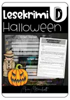 Vorschau - Arbeitsblätter - Der verschwundene Kürbisgeist: Ein interaktiver Lesekrimi - Deckblatt