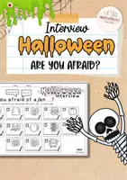Vorschau - Arbeitsblätter - Halloween Englisch: Interview | Speaking - Deckblatt