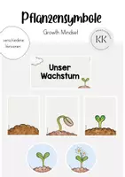 Vorschau - Präsentationen/Tafelbilder - Pflanzensymbole - Growth Mindset - Feedback - Deckblatt