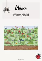 Vorschau - Bildkarten - Wiese - Wimmelbild - Deckblatt
