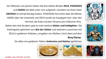 Vorschau - Präsentationen/Tafelbilder - Griechische Sagen - Die Geburt der Pallas Athene 🦉 - Seite 2