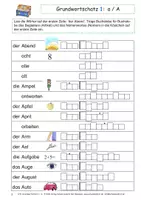 Vorschau - Unterrichtsreihen - Grundwortschatz der Jahrgangsstufen 1 und 2 - Seite 1