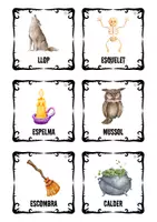Vista previa - Tarjetas / Manipulativos - Vocabulari halloween - página 3