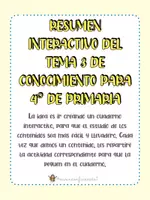 Vista previa - Unidades / Secuencias / Situaciones de Aprendizaje - 4º CM UNIDAD 3 CASTELLANO - Portada
