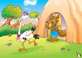 Vorschau - Arbeitsblätter - Fuchs und Storch/Kamishibai/Erzähltheater/Fabel/Tafelbilder - Seite 2
