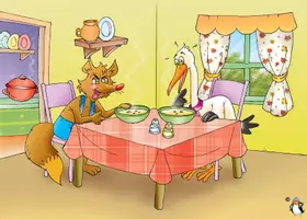 Vorschau - Arbeitsblätter - Fuchs und Storch/Kamishibai/Erzähltheater/Fabel/Tafelbilder - Seite 3