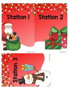 Vorschau - Unterrichtsreihen - Stationsschilder: Weihnachten / Christmas - Seite 1