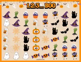 Vista previa - Manualidades / Dibujos para colorear - PACK HALLOWEEN - página 2