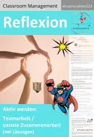 Vorschau - Lehrpläne/Lehrermaterial - Reflexion: Im Team aktiv werden -Teamarbeit /soziale Zusammenarbeit - Deckblatt