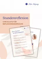 Vorschau - Lehrpläne/Lehrermaterial - Checkliste | Reflexionsgespräche im Referendariat - Deckblatt