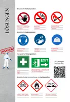 Vorschau - Arbeitsblätter - Praktikum-Gefahrenschutz (mit Lösungen), Verbotszeichen, Gebotszeichen, Rettungszeichen, Gefahrstoffe unterscheiden - Seite 2