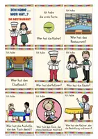 Vorschau - Spiele - im Restaurant / Essen gehen Deutsch "Ich habe ... wer hat ... ? Spiel - Seite 2