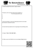 Vorschau - Arbeitsblätter - Konsenstheorie / Wahrheitstheorien / Oberstufe - Seite 1