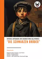 Vorschau - Arbeitsblätter - Arbeitsdossier zum Buch "Die Schwarzen Brüder" inkl Lösungen - Deckblatt